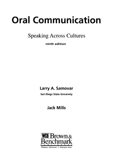 Oral Communication