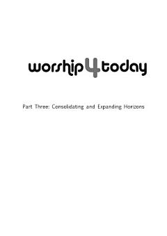 Worship 4 Today Part 3