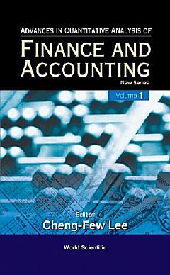 Advances in Quantitative Analysis of Finance and Accounting