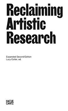 Reclaiming Artistic Research