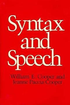 Syntax and Speech