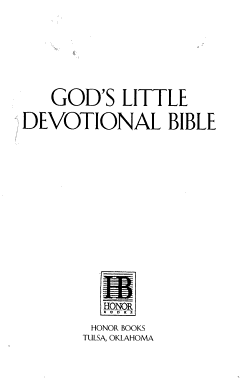 God\'s Little Devotional Bible