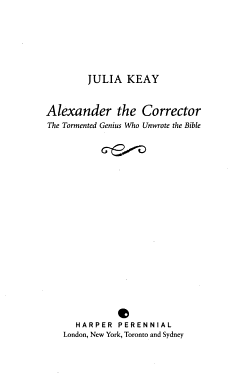 Alexander the Corrector