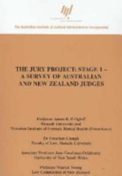 Jury Project, the - Stage One