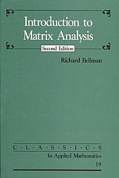 Introduction to Matrix Analysis