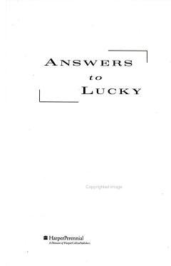 Answers to Lucky