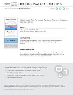 Global Health Risk Framework