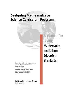 Designing Mathematics or Science Curriculum Programs