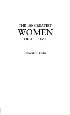 The 100 Most Influential Women