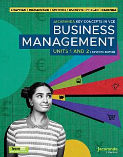 Jacaranda Key Concepts in VCE Business Management Units 1 and 2 7e learnON & Print & studyON