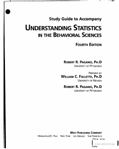 Understanding Statistics