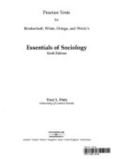 Essentials of Sociology