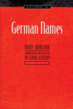 Dictionary of German Names