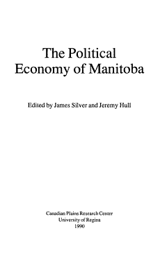 The Political Economy of Manitoba