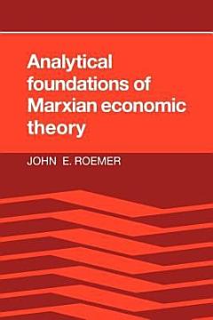 Analytical Foundations of Marxian Economic Theory