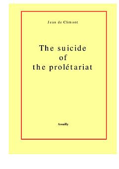 The Suicide of the Proletariat