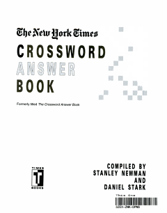 The New York Times Crossword Answer Book