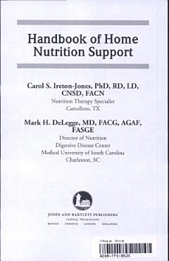 Handbook of Home Nutrition Support