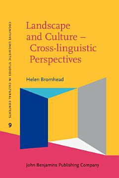 Landscape and Culture – Cross-linguistic Perspectives