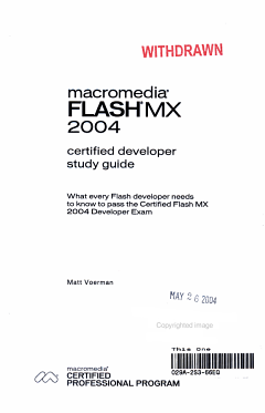 Certified Macromedia Flash MX 2004 Developer Study Guide