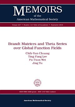 Brandt Matrices and Theta Series over Global Function Fields