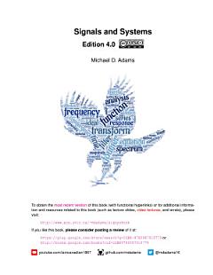 Signals and Systems (Edition 4.0)