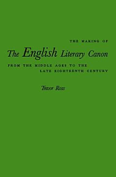 Making of the English Literary Canon