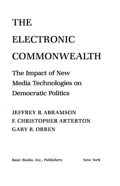 Electronic Commonwealth