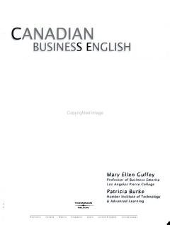 Canadian Business English