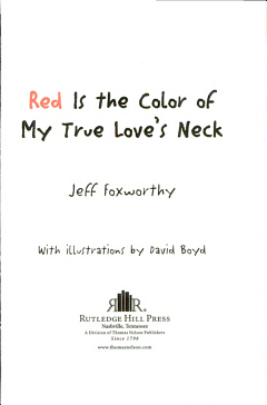 Red Is the Color of My True Love\'s Neck