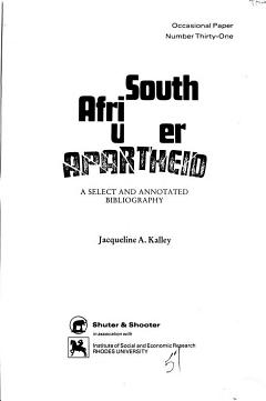 South Africa Under Apartheid