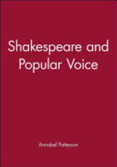 Shakespeare and Popular Voice