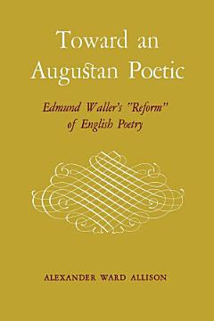 Toward an Augustan Poetic