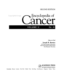 Encyclopedia of Cancer