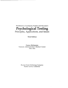 Psychological Testing