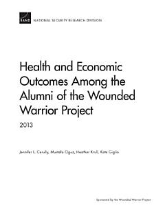 Health and Economic Outcomes Among the Alumni of the Wounded Warrior Project