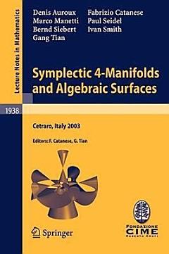 Symplectic 4-Manifolds and Algebraic Surfaces