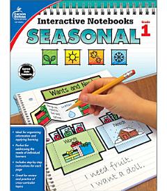 Interactive Notebooks Seasonal, Grade 1