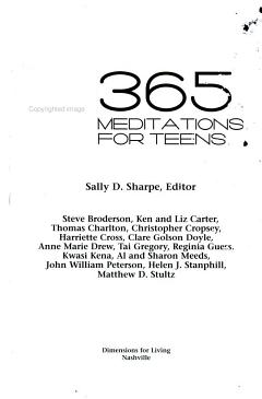 365 Meditations for Teens