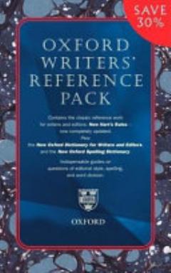 Oxford Writers\' Reference Pack