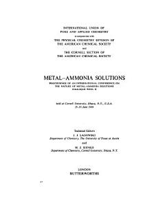 Metal—Ammonia Solutions