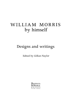 William Morris by Himself