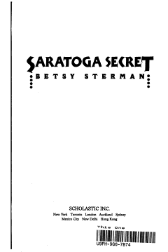 Saratoga Secret