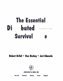 The Essential Distributed Objects Survival Guide