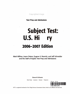 Kaplan SAT Subject Test