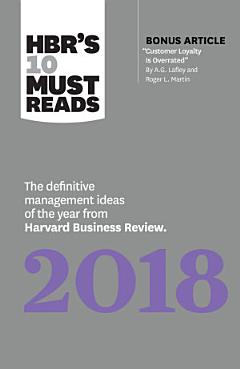 HBR\'s 10 Must Reads 2018