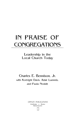 In Praise of Congregations