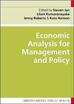 EBOOK: Economic Analysis for Management and Policy