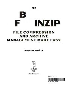 The Book of WinZip