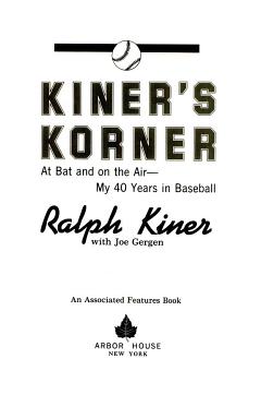 Kiner\'s Korner